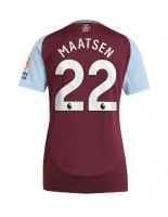 Aston Villa Ian Maatsen #22 Domácí Dres pro Dámské 2024-25 Krátký Rukáv